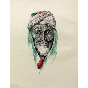 Saeed Lakho, untitled, 10 x 12 Inch, Balpen & Pointer, Figurative Painting, AC-SL-016